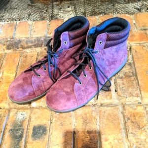 Purple Ankle Boots SZ 11 M, Duluth Trading Company.